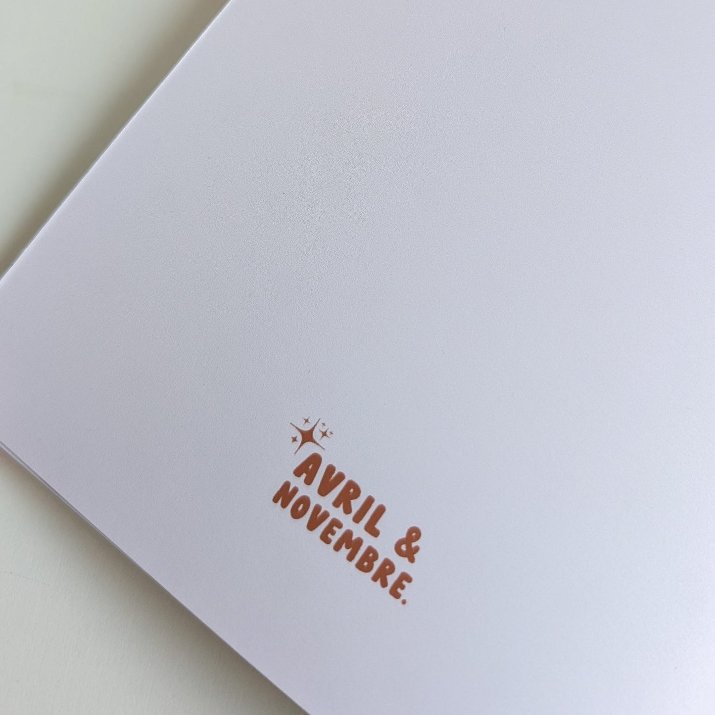 Carnet A5 - Reliure agrafée - Anémones & Roses