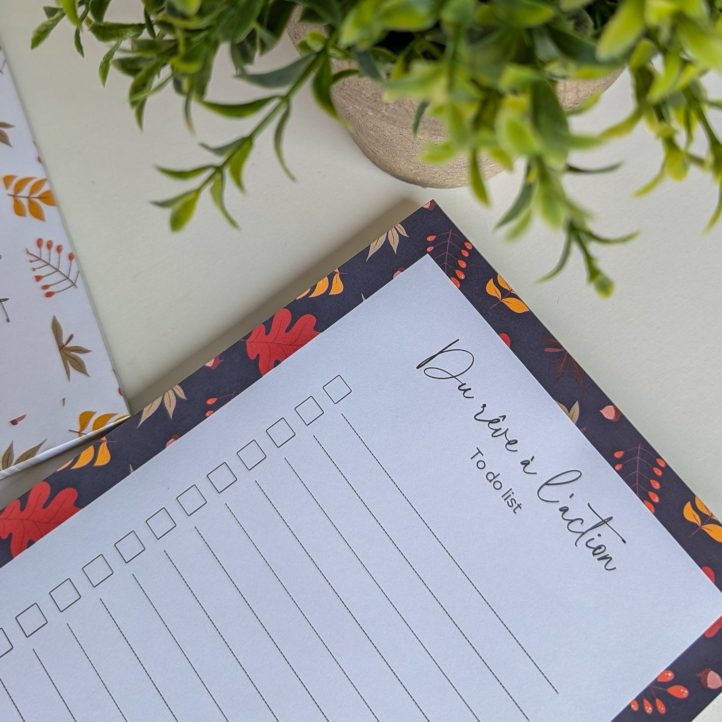 To-Do Liste A5 - Feuilles d'Automne