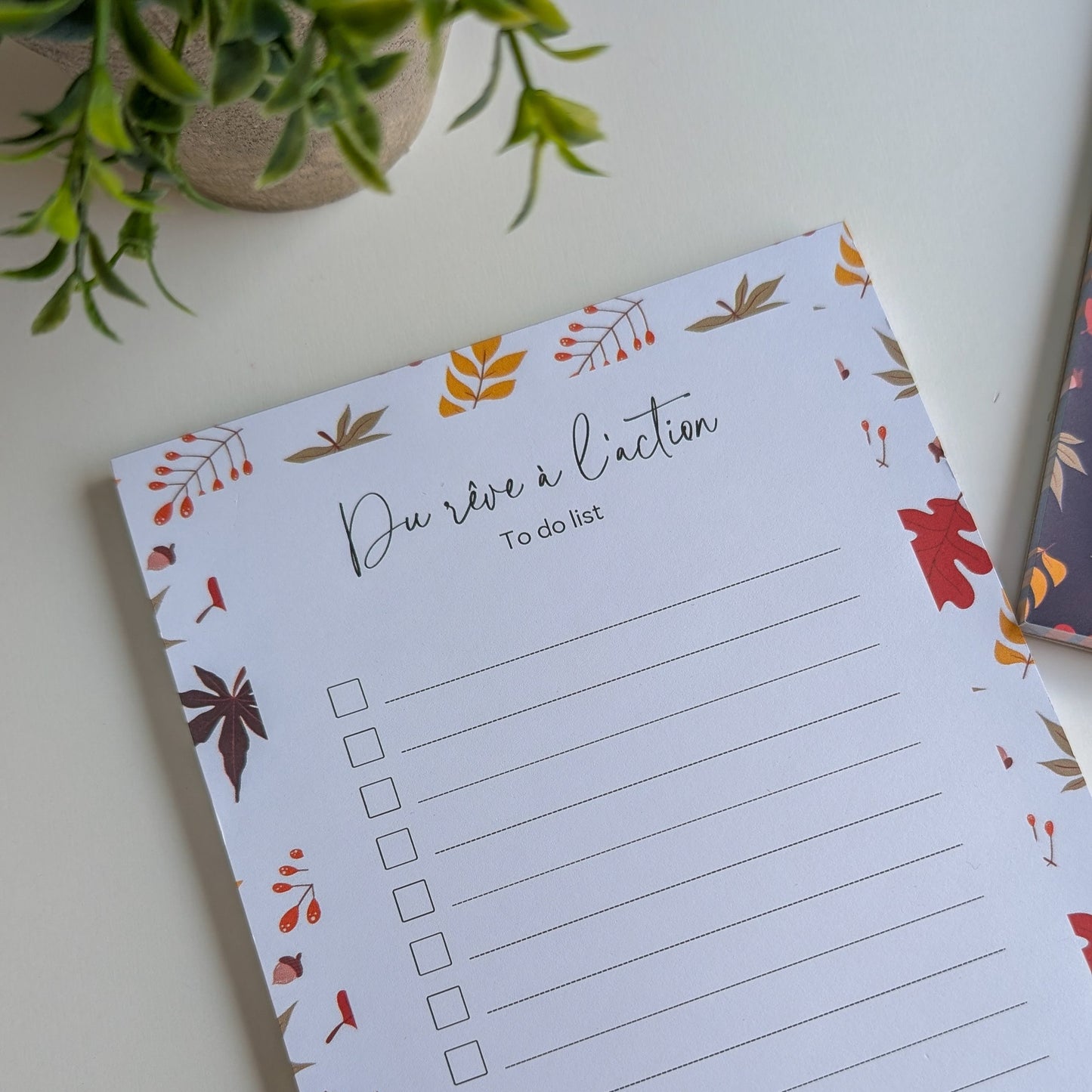 To-Do Liste A5 - Feuilles d'Automne