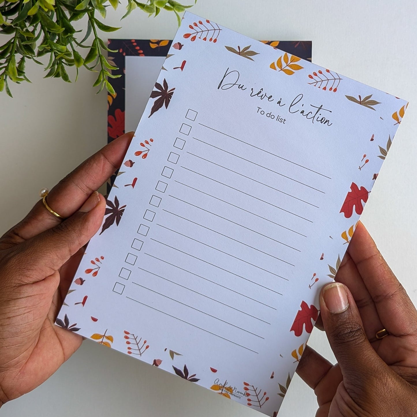 To-Do Liste A5 - Feuilles d'Automne