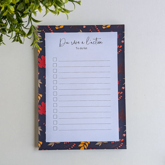 To-Do Liste A5 - Feuilles d'Automne