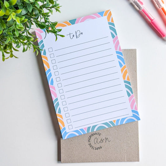 To-Do Liste A5 - Arcs rétro