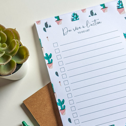 To-Do Liste A5 Cactus