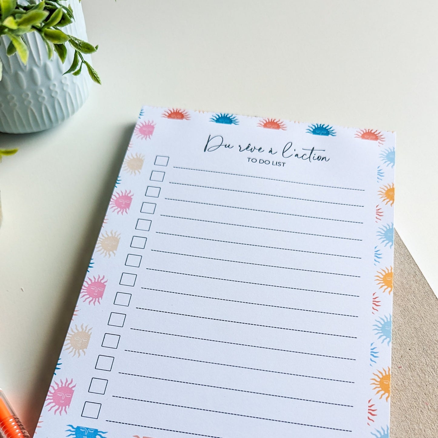 To-Do List A5 Soleils