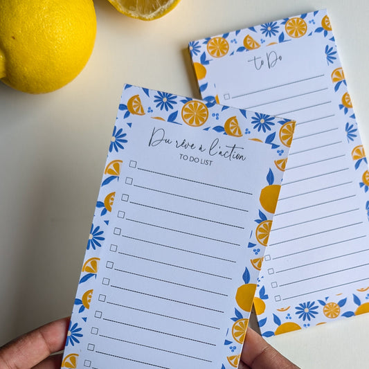 To-Do Liste 10x21 cm - Citrons