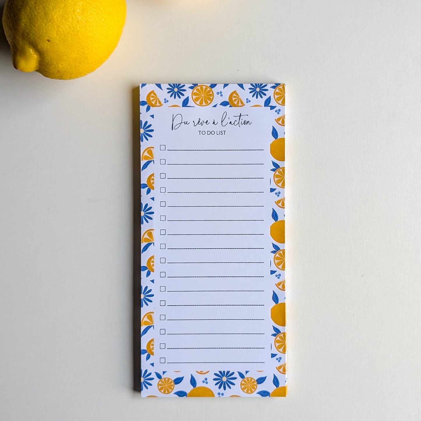 To-Do Liste 10x21 cm - Citrons