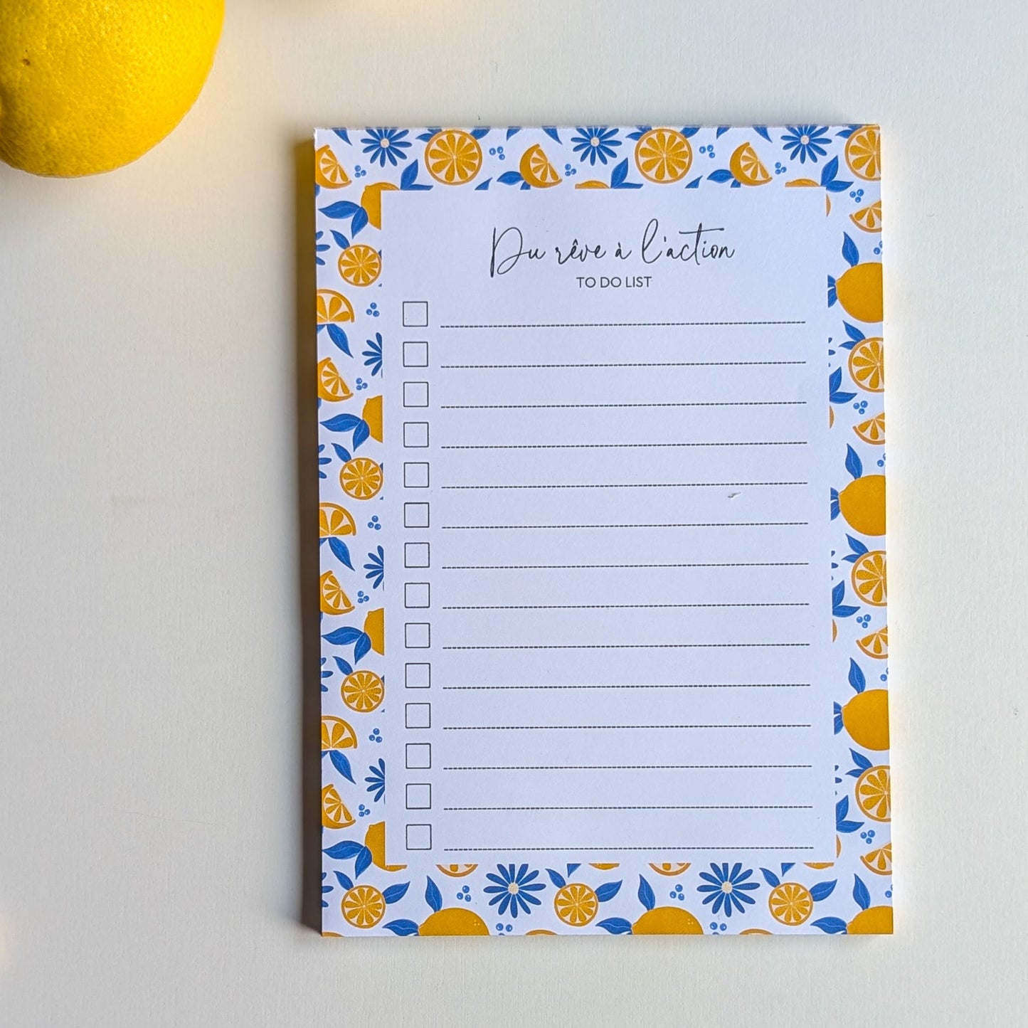 To-Do Liste A5 - Citrons