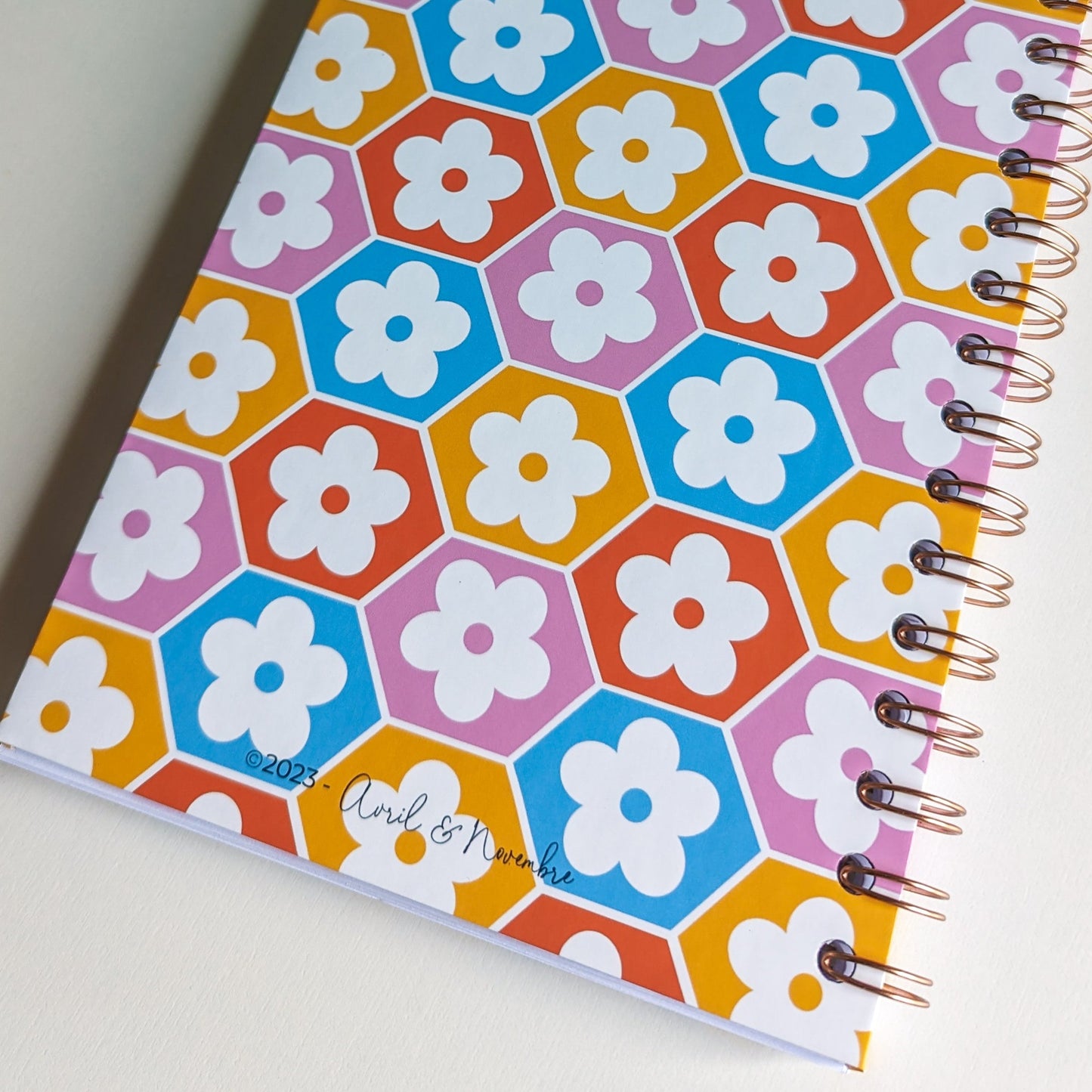 Carnet à Spirales Fleurs