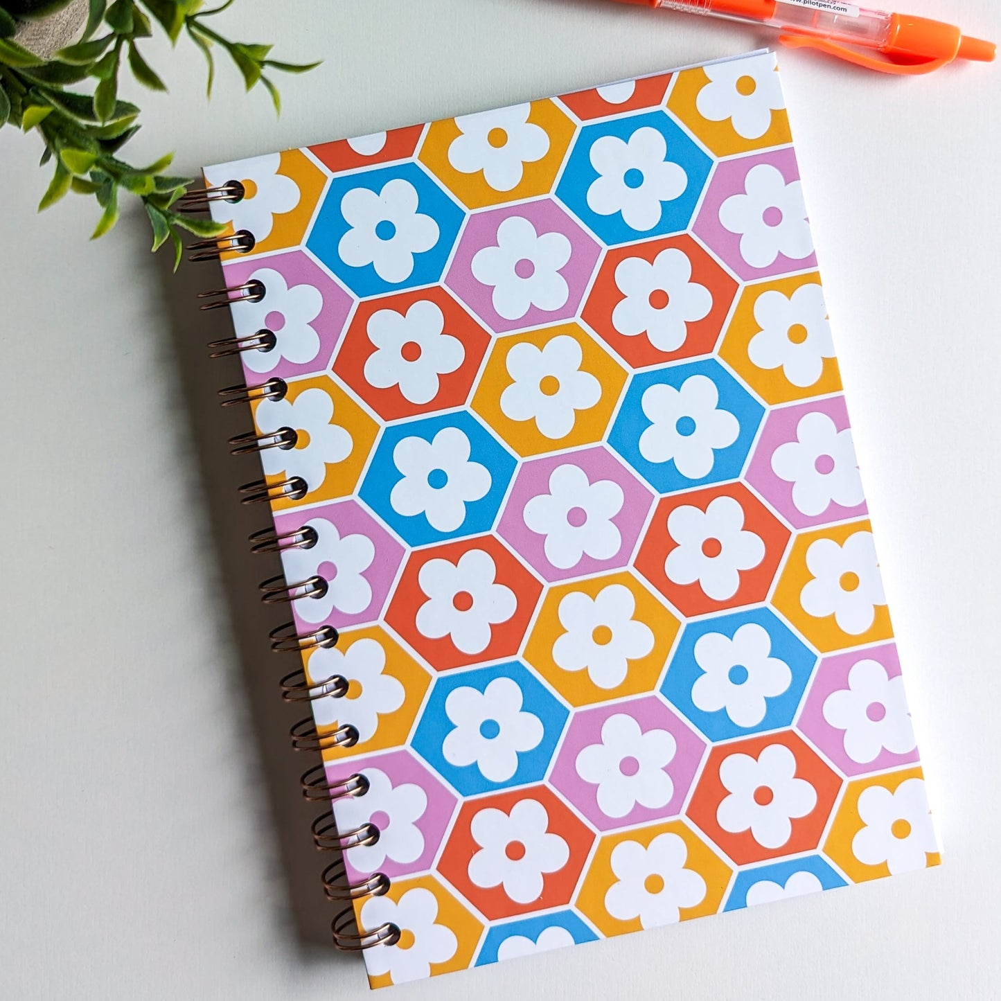 Carnet à Spirales Fleurs