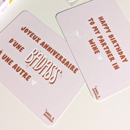Carte de voeux Anniversaire - BFF