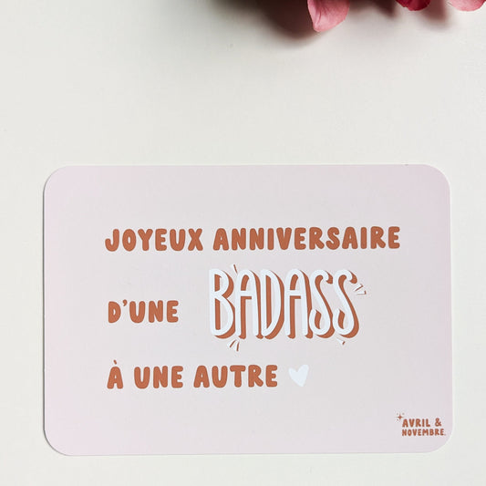 Carte de voeux Anniversaire - BFF