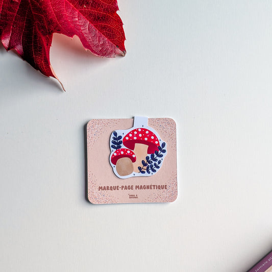 Marque-Page Magnétique - Champignons