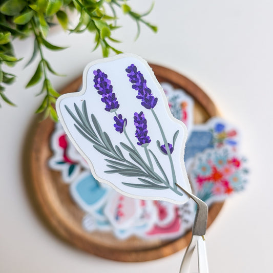 Sticker – Branche de lavande
