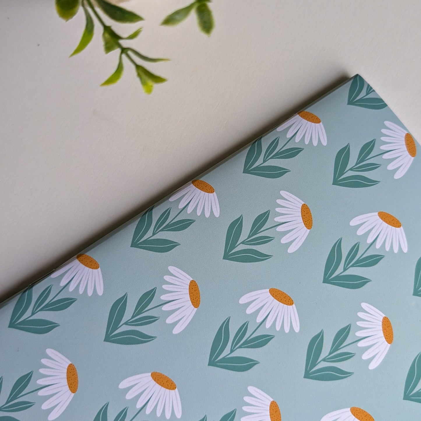 Carnet A5 - Reliure agrafée - Marguerites Rétro