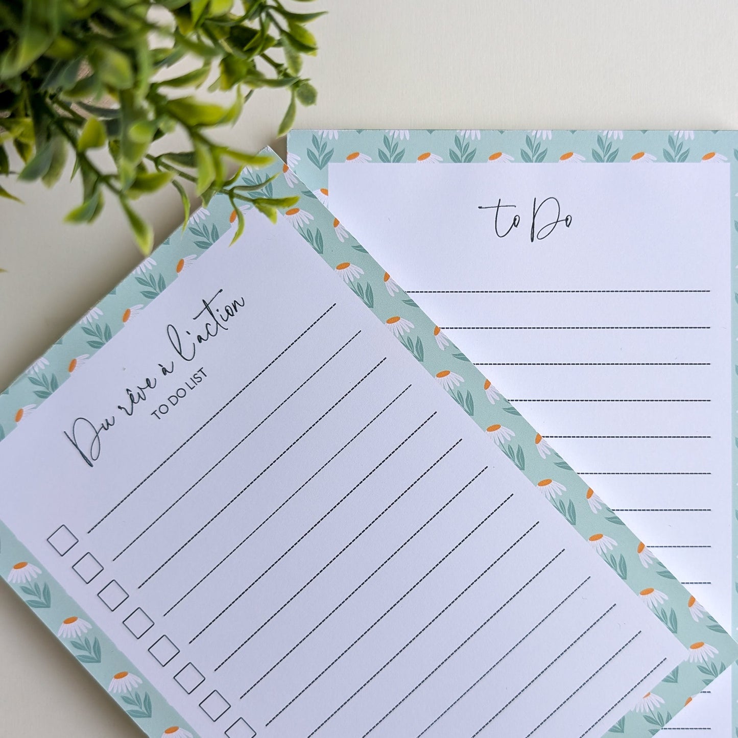 To-Do Liste A5 - Marguerites rétro