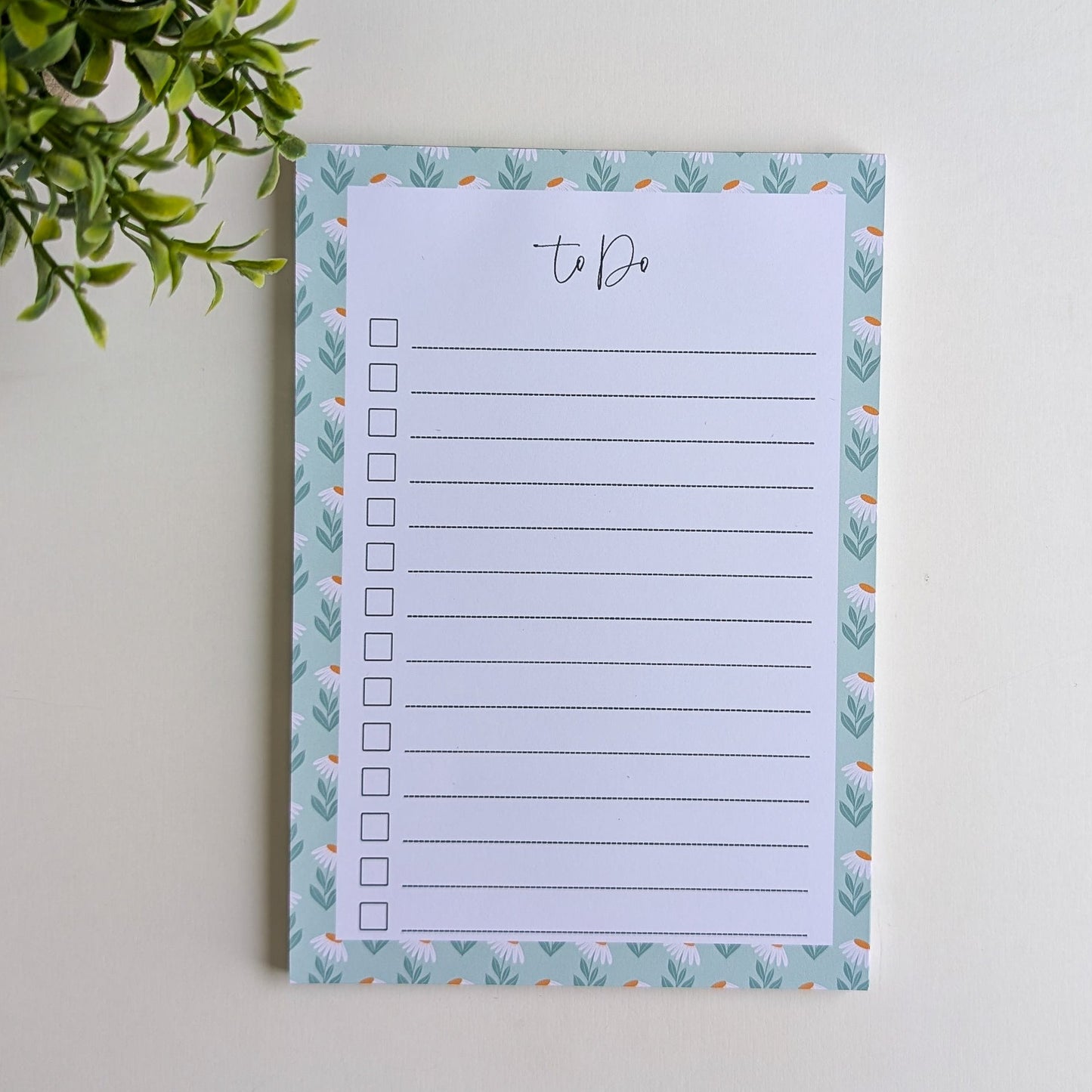 To-Do Liste A5 - Marguerites rétro