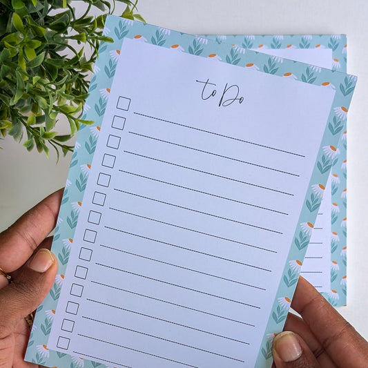 To-Do Liste A5 - Marguerites rétro