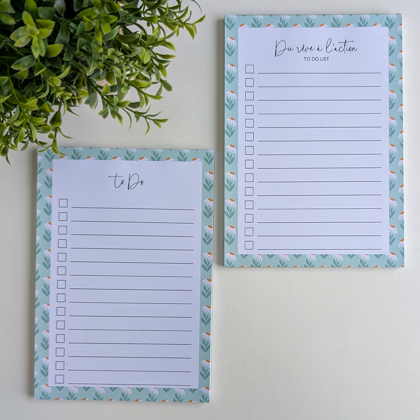 To-Do Liste A5 - Marguerites rétro