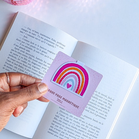 Marque-Page Magnétique – Arc coloré