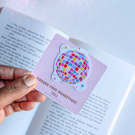 Marque-Page Magnétique – Boule à facettes