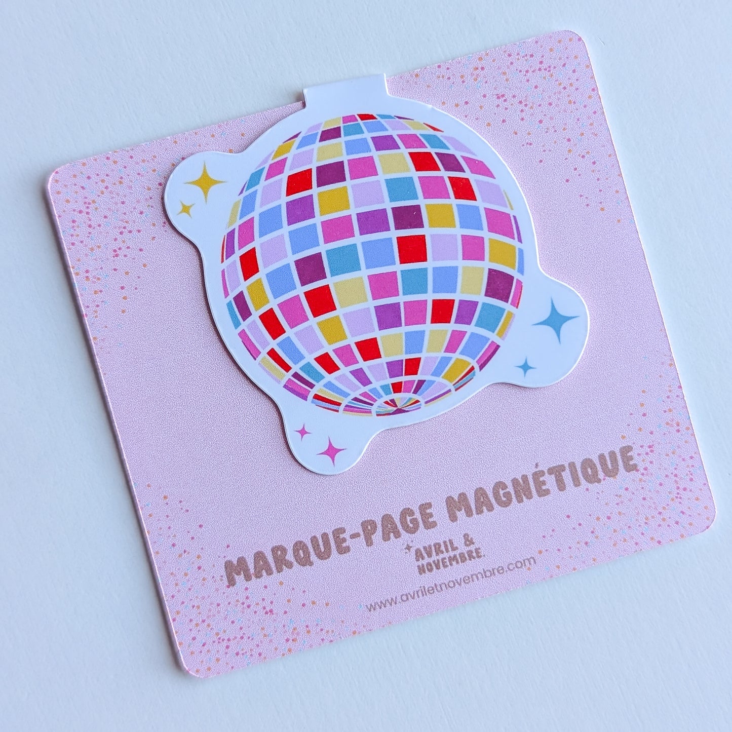 Marque-Page Magnétique – Boule à facettes