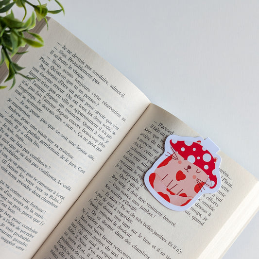 Marque-Page Magnétique – Chat-pignon