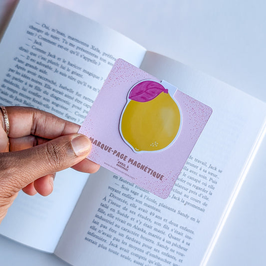 Marque-Page Magnétique – Citron