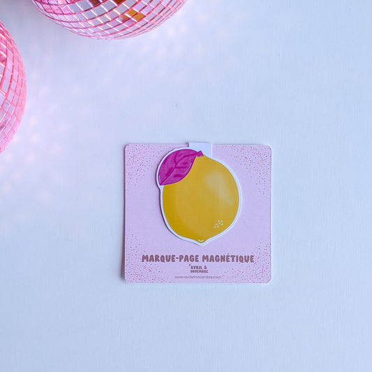 Marque-Page Magnétique – Citron