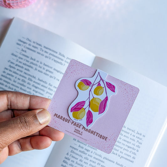 Marque-Page Magnétique – Citrons & Dolce vita