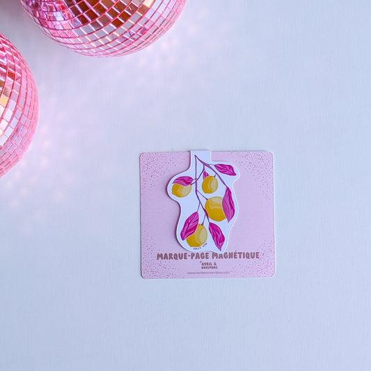 Marque-Page Magnétique – Citrons & Dolce vita