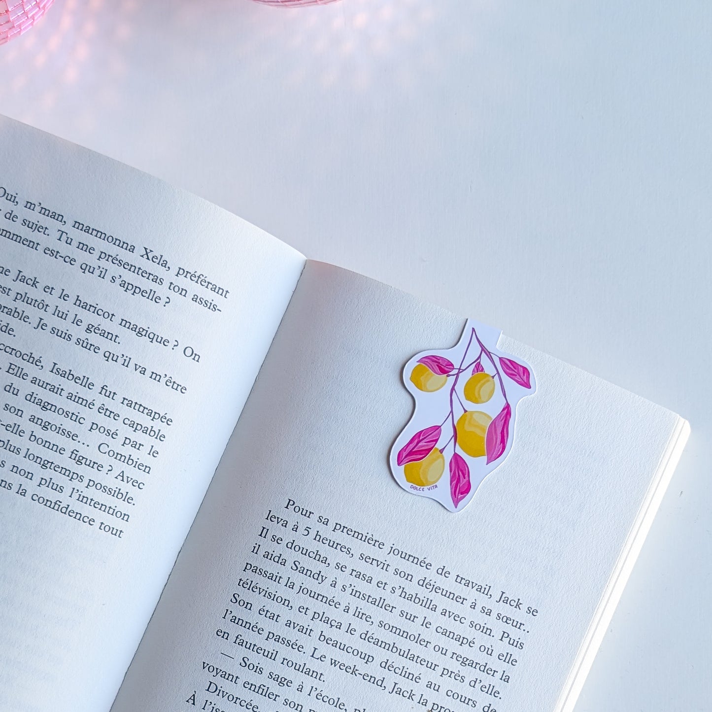 Marque-Page Magnétique – Citrons & Dolce vita