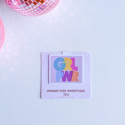 Marque-Page Magnétique – GiRL PoWeR