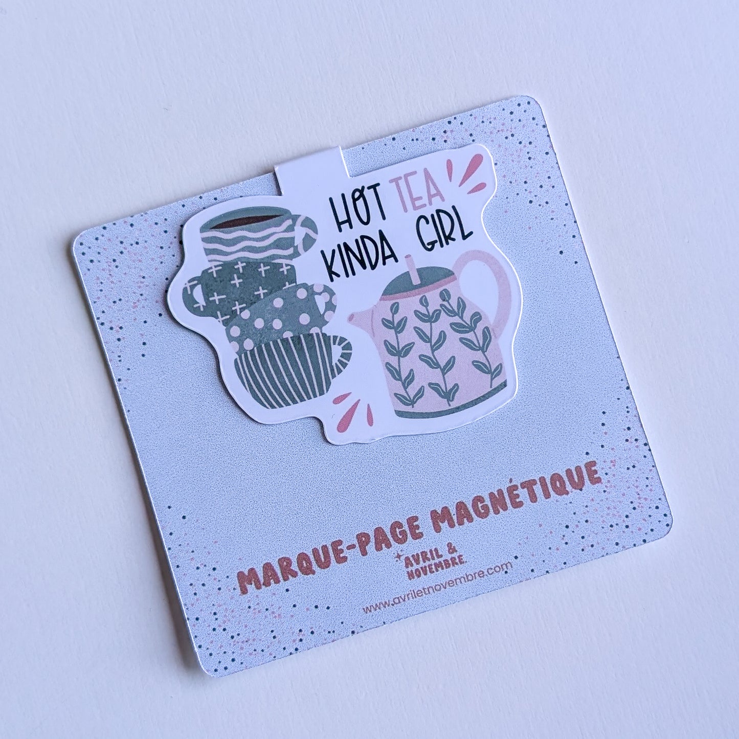Marque-Page Magnétique – Hot tea Kinda Girl