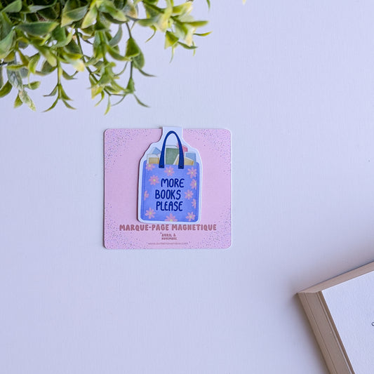 Marque-Page Magnétique – More Books Please