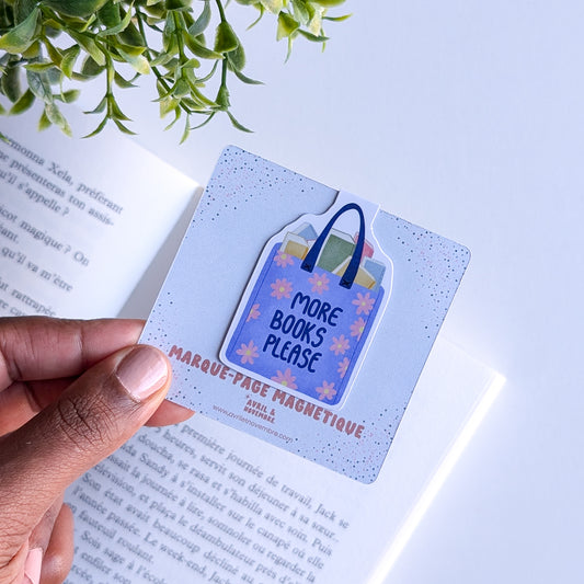 Marque-Page Magnétique – More Books Please