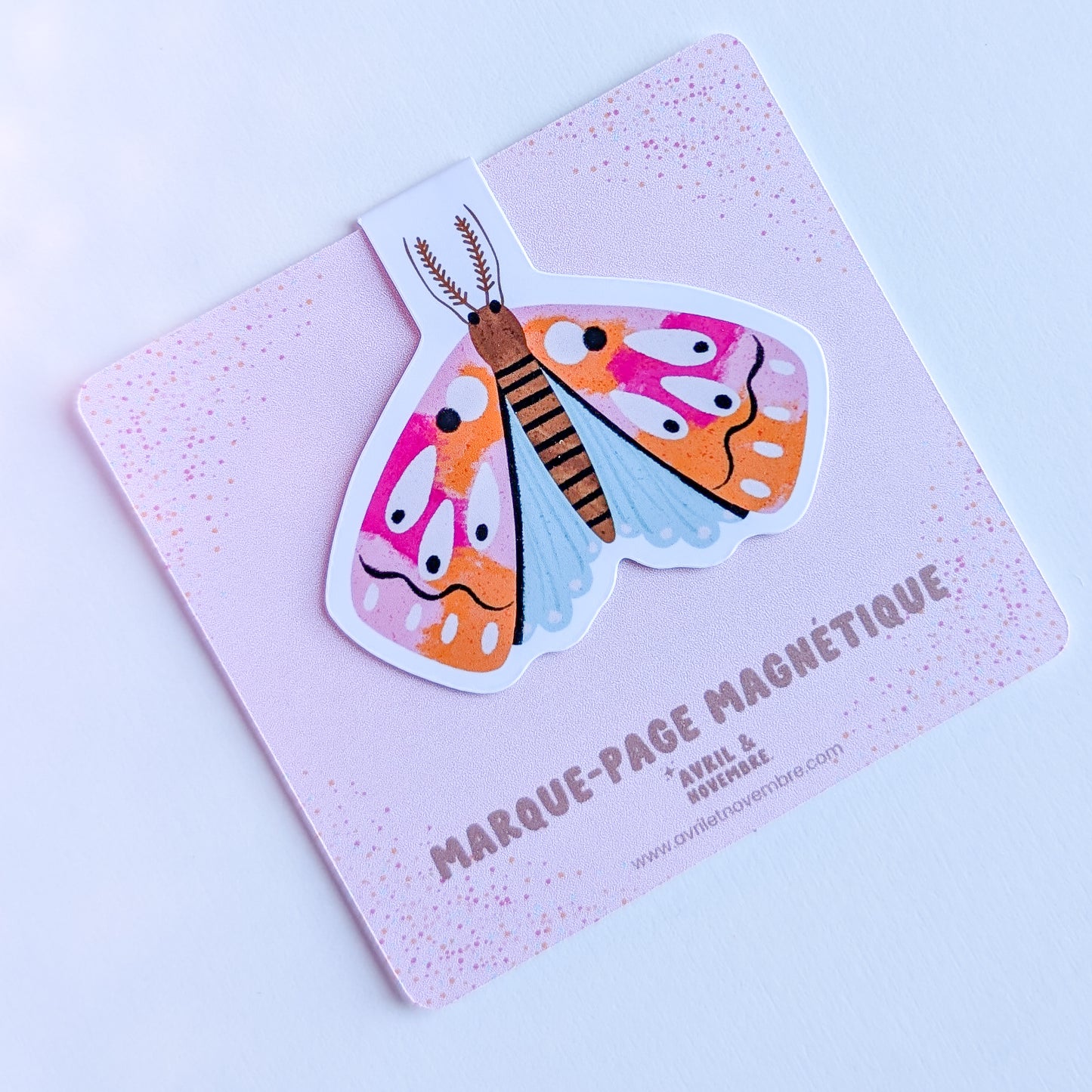 Marque-Page Magnétique – Papillon Coloré