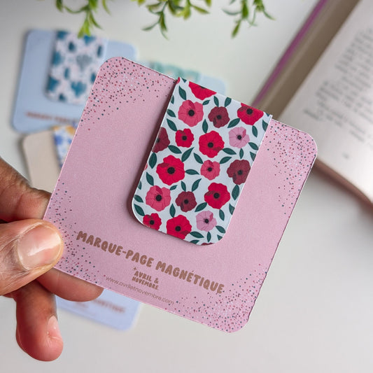 Marque-Page Magnétique - Anémones