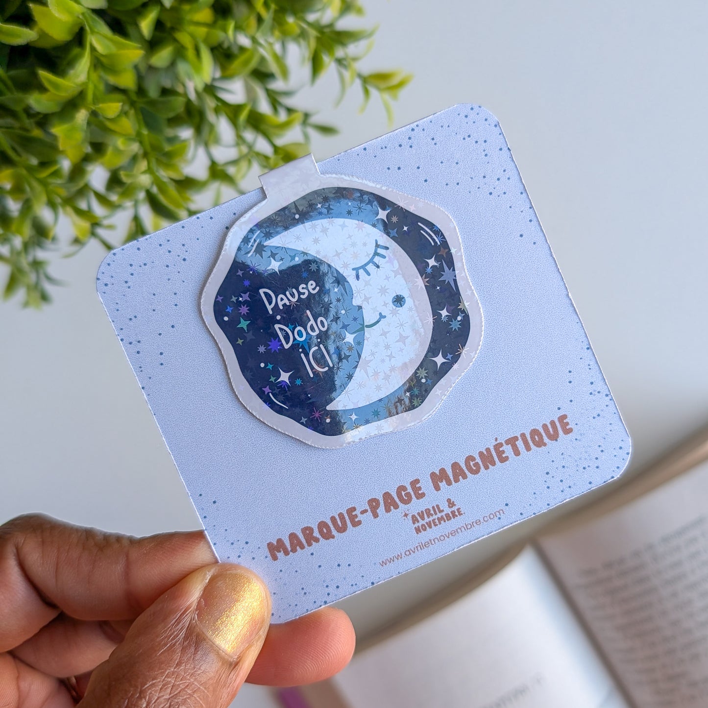 Marque-Page Magnétique - Pause dodo ici