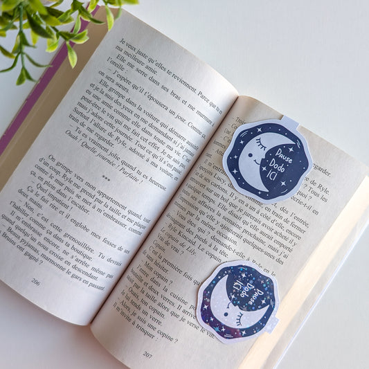 Marque-Page Magnétique - Pause dodo ici