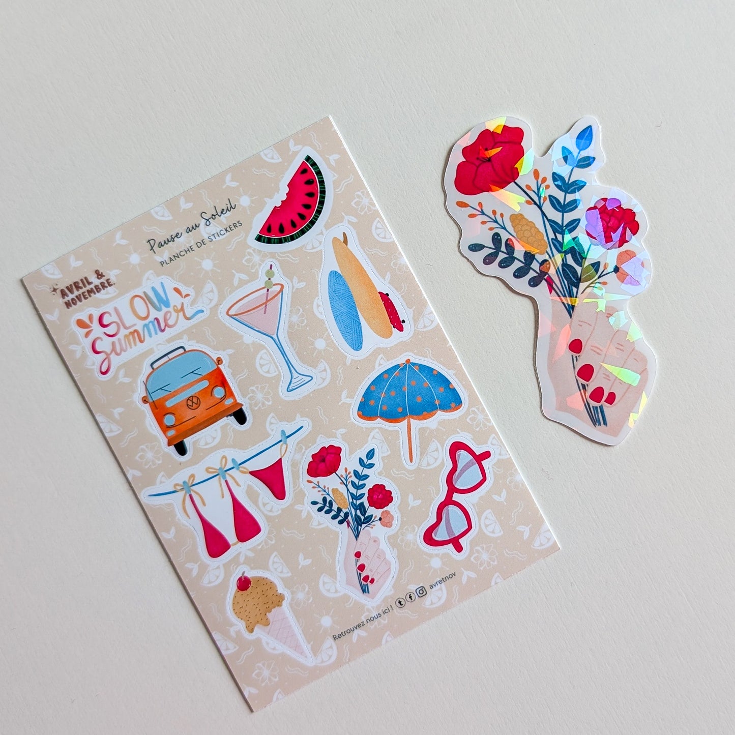 Kit de Papeterie - Pause Au Soleil