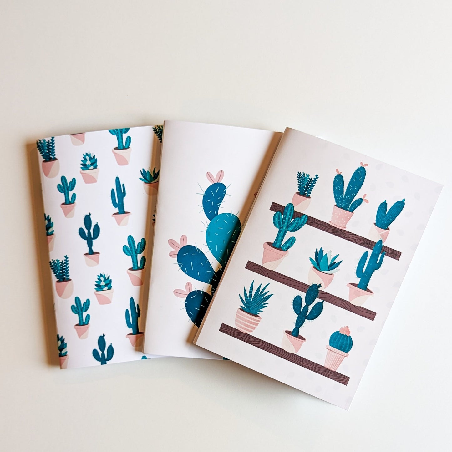 Carnet A5 - Reliure agrafée - Cactus
