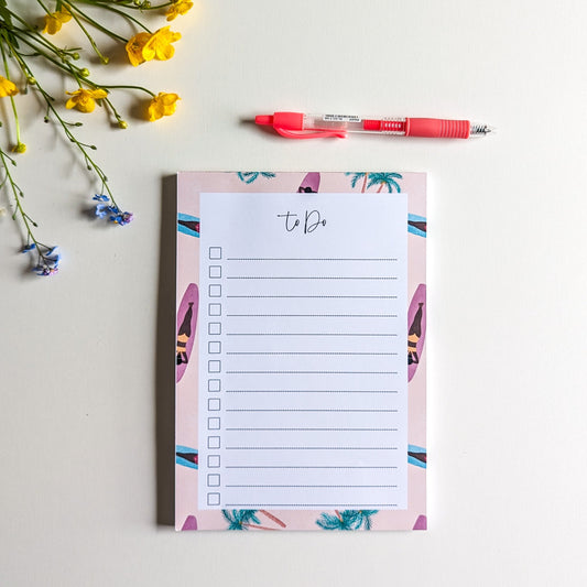 To-Do Liste A5 - Eté à la plage