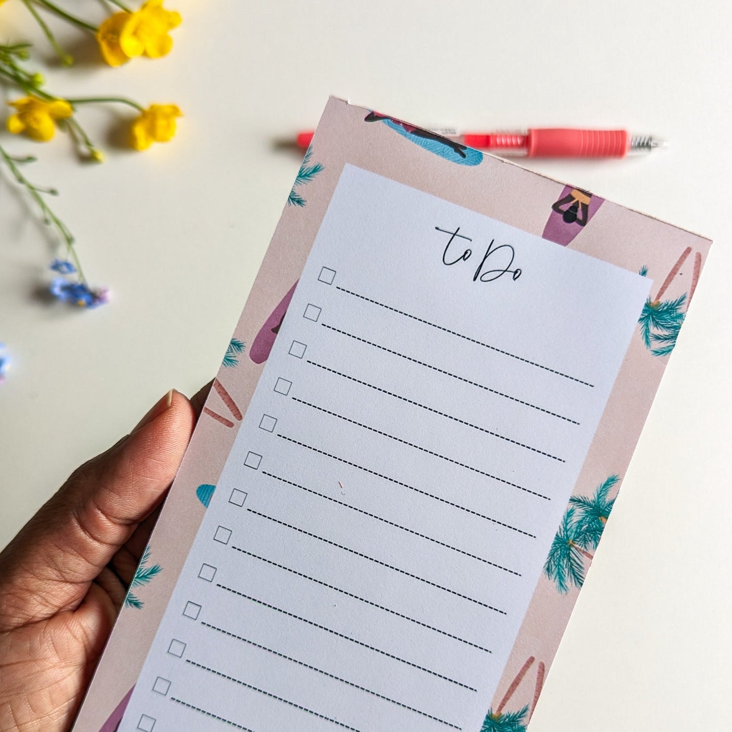 To-Do List 10x21 cm Eté à la plage