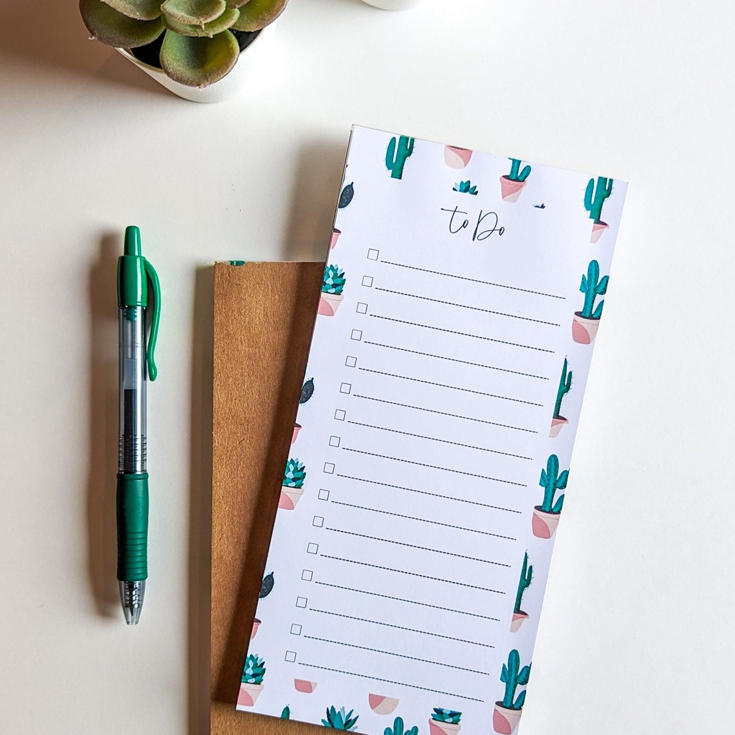 To-Do List 10x21 cm Cactus