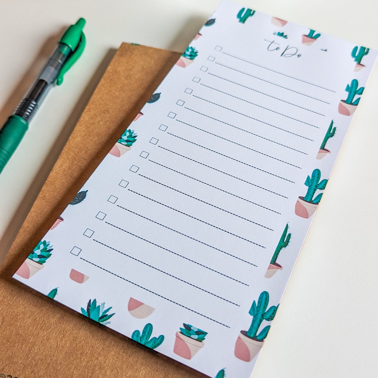 To-Do List 10x21 cm Cactus