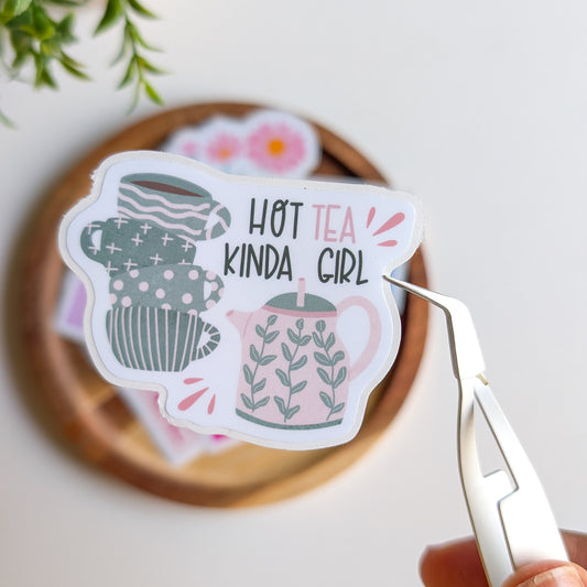 Sticker – Hot Tea Kinda Girl
