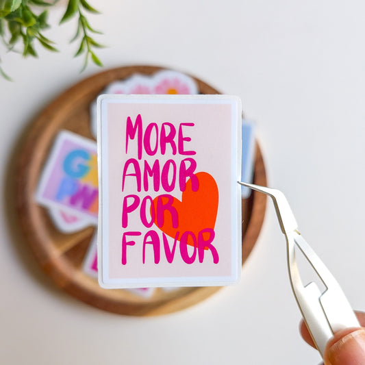 Sticker – More Amor Por Favor