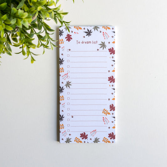 To Dream List 10x21 cm - Automne