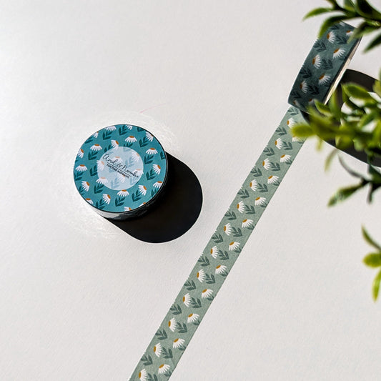 Lot de 2 Rubans Washi - Marguerites