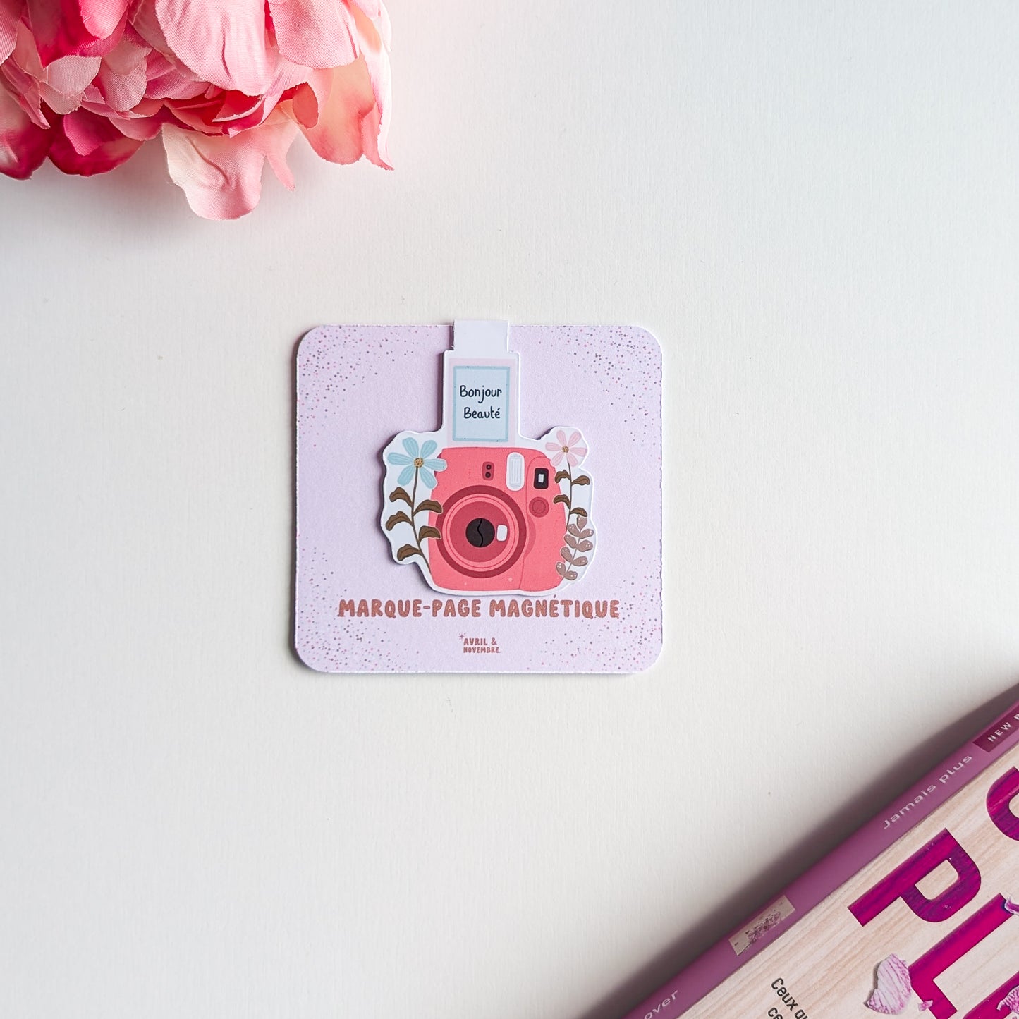 Marque-Page Magnétique - Bonjour Beauté